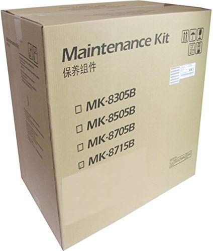 Kyocera 1702N20UN1 Model MK-8715B Maintenance Kit For use with Kyocera/Copystar CS-6551ci, CS-7551ci, TASKalfa 6551ci and 7551ci Multifunctional Printers; Up to 600000 Pages Yield at 5% Coverage; Includes: (3) Drum with Main Charge, (1) Main Charge, (1) Cyan Developer Unit, (1) Magenta Developer Unit and (1) Yellow Developer Unit; UPC 632983033357 (1702-N20UN1 1702N-20UN1 1702N2-0UN1 MK8715B MK 8715B) 