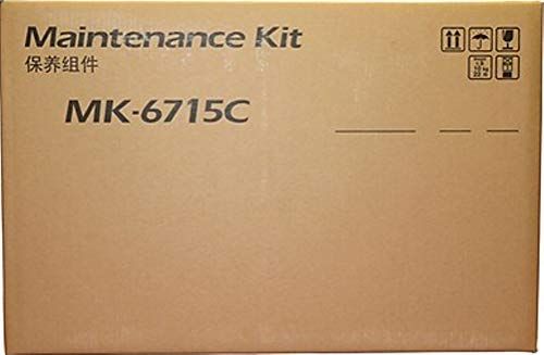 Kyocera 1702N77US0 Model MK-6715C Maintenance Kit For use with Kyocera/Copystar CS-6501i, CS-8001i, TASKalfa 6501i and 8001i Multifunctional Printers; Up to 300000 Pages Yield at 5% Average Coverage; Includes: (1) Fuser Unit, (3) Top Filter, (2) Left Side Filter, (1) Disposal Unit/M2 and (1) Duct Seal; UPC 632983033111 (1702-N77US0 1702N-77US0 1702N7-7US0 MK6715C MK 6715C) 