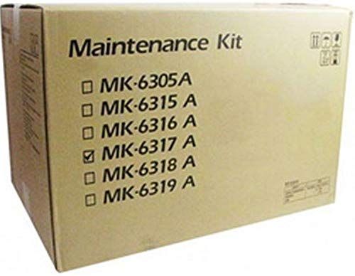 Kyocera 1702N97US1 Model MK-6317 Maintenance Kit For use with Kyocera/Copystar CS-3501i, CS-4501i, CS-5501i, TASKalfa 3501i, 4501i and 5501i Multifunctional Printers; Up to 600000 Pages Yield at 5% Average Coverage; Includes: (1) Drum Unit [302N993030], (1) Developer (1) Fuser, (2) Top Filter, (2) Left Side Filter, (1) Belt Assembly SP, (1) Disposal Unit Assembly and (2) Drum Duct Seal (1702-N97US1 1702N-97US1 1702N9-7US1 MK6317 MK 6317) 