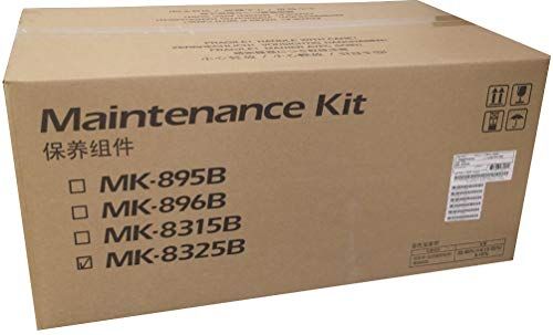 Kyocera 1702NP0UN1 Model MK-8325B Maintenance Kit For use with Kyocera/Copystar CS-2551ci and TASKalfa 2551ci Color Multifunctional Printers; Up to 200000 Pages Yield at 5% Average Coverage; Includes: (3) Drum Unit, (1) Cyan Developing Unit, (1) Magenta Developing Unit and (1) Yellow Developing Unit; UPC 632983032015 (1702-NP0UN1 1702N-P0UN1 1702NP-0UN1 MK8325B MK 8325B)
