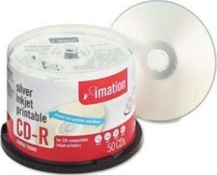 Imation 17036 Storage media - CD-R, 700MB Storage Capacity, 80 Minutes Audio/Video Duration, 48x Maximum Write Data Transfer Rate, 120mm Standard Form Factor, UPC 051122170362 (17-036 17 036)