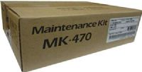 Kyocera 1703M80UN0 Model MK-470 Maintenance Kit For use with Kyocera/Copystar CS-255, CS-305, FS-6525MFP, FS-6530MFP, FS-C8520MFP, FS-C8525MFP, TASKalfa 205c and 255c Multifunctional Printers; Up to 300000 Pages Yield at 5% Average Coverage; Includes: (1) Feed Roller, (1) Separation Guide and (1) Separation Roller; UPC 632983023082 (1703-M80UN0 1703M-80UN0 1703M8-0UN0 MK470 MK 470)  