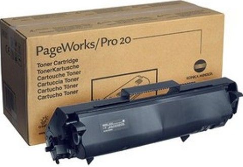 Konica Minolta QMS 1710434-001 Toner Cartridge For Minolta Pageworks 20, 20N, and PagePro 20 laser printers, Yields up to 10,000 pages, Compatibility Konica Minolta PageWorks 20 Printer  (1710434 001  1710434001  1710434 QMS) 