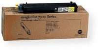 Konica Minolta 1710530-002 Yellow Toner Cartridge, For use with Magicolor 7300 Series, Laser Print Technology, 7500 Pages Duty Cycle 5% Print Coverage, New Genuine Original OEM Konica Minolta, UPC 039281031724 (1710530-002 1710530 002 1710530002 QMS) 