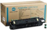 Konica Minolta 1710555-001 Fuser Assembly Unit (120V), For use with Magicolor 3300 Printer Series, 100000 page yield 5% average coverage, New Genuine Original OEM Konica Minolta Brand, UPC 039281033445 (1710555001 1710555 001 171-0555 1710-555 QMS) 
