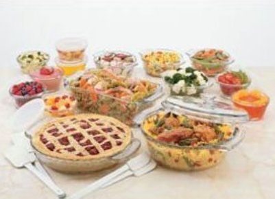 Anchor Hocking 1730CLEAR Anchor Hocking 30 PC Expressions Ovenware Set, Various Capacities for Multiple Uses, Oven & Microwave Safe, Easy to Clean (1730-CLEAR     1730  CLEAR)