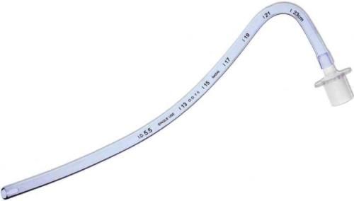 SunMed 1-7322-35 Nasal Preformed 3.5mm Size 14FR Uncuffed Endotracheal Tube; Designed to direct tube over patients forehead, reducing pressure on nares; Allows circuit to be positioned out of surgical fiel, ideal for oral and maxillofacial surgery applications; Polished Murphy Eye; 15mm Male fitting included; High volume, low pressure cuff (1732235 17322-35 1-732235)