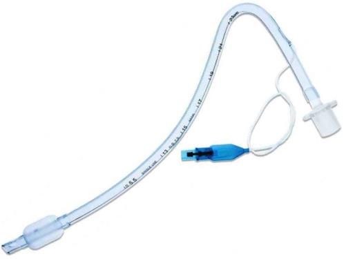 SunMed 1-7323-75 Nasal Preformed 7.5mm Size 30FR Cuffed Endotracheal Tube; Valve with sensitive pilot balloon indicating cuff status; Designed to direct tube over patients forehead, reducing pressure on nares; Allows circuit to be positioned out of surgical fiel, ideal for oral and maxillofacial surgery applications; Polished Murphy Eye (1732375 17323-75 1-732375)