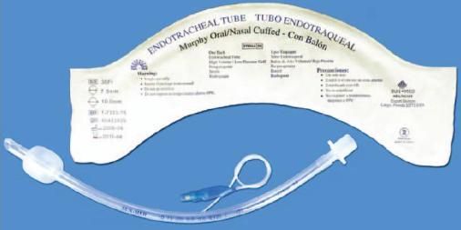 SunMed 1-7333-45 Endotracheal Tubes, Murphy cuffed, I.D. 4.5mm, 18FR, 225mm Length, Box 10 units, For Oral and Nasal Use, Most Economical - Sterile & Disposable, Radio Opaque Strip Embedded (1733345 1 7333 45)