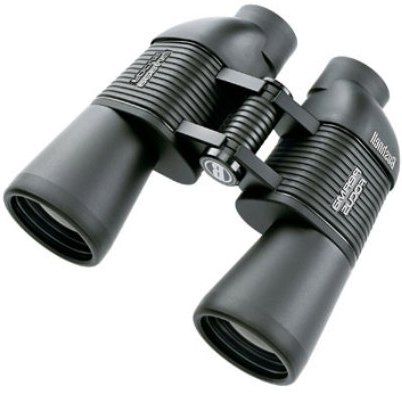 Bushnell 17-5010 Permafocus 10x 50mm Binocular, 393 Field of View ft@1000yds, Adapt to Tripod, Fold Down Eyecups, 14 Eye Relief, 5.0mm Exit Pupil, BK-7 Prism Glass, Porro Prism System, Fully coated optics for superior light transmission and brightness, Unique Focus-Free feature which is ideal for sporting events, Non-slip rubber armor absorbs shock while providing a firm grip, UPC 029757175014 (175010 17 5010 175-010)