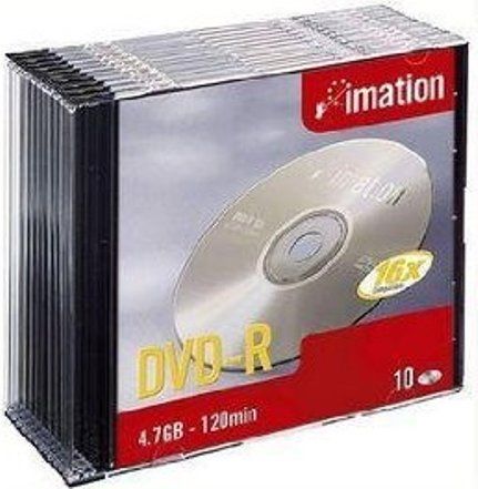Imation 17616 Storage media - DVD+R, 4.7GB Storage Capacity, 16x Maximum Write - Data Transfer Rate, 120mm Standard Form Factor, 10 Pack (17-616 17 616)