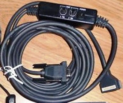 VeriFone 17885-01 Everest Multiport Cable, Everest to IBM AT (DB9), For use with Omni 7000MPD, Two serial ports on block (one 6/8-pin and one 8-pin mini-DIN), DB9F serial port flying lead from end of block for connecting to a PC or cash drawer (1788501 17885 01 1788-501 178-8501)
