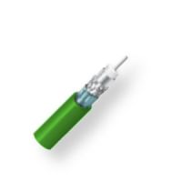 BELDEN1794AN3U1000, Model 1794A, 16 AWG, RG7, Low Loss Serial Digital Coax Cable; Green Color; Riser-CMR Rated; 16 AWG solid Bare copper conductor; Foam HDPE core; Beldfoil Tape; Tinned copper braid, and Duofoil Tape Shield; PVC jacket; UPC 612825357506 (BELDEN1794AN3U1000 TRANSMISSION CONNECTIVITY DIGITAL WIRE) 