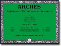 Arches 1795060 Cold Press Watercolor Block, 20 Sheets, Natural White, 9" x 12" 140 lb/300g; Professional grade 9" x 12" watercolor block of the highest quality; 100 percent cotton, cylinder mould made with natural gelatin sizing; Acid free and buffered; Contains an anti-microbial agent to help resist mildew; 140 lb./300g, 20 sheets; EAN 3011480511228 (ARCHES1795060 ARCHES 1795060 ARCHES-1795060) 
