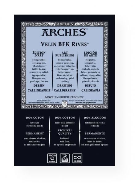 Arches 1795121 BFK Rives White 280G 22