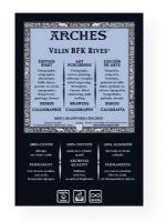Arches 1795124 BFK Rives Cream 280G 22" X 30" (50); Made on a cylinder mold of 100% cotton; Light fine grain with a smooth surface; Available in white sheets with four deckle edges; Registered watermark; Acid free, with alkaline reserve and no optical brightening agents; EAN 3700417951243 (ARCHES1795124 ARCHES-1795124 BFK-RIVES-1795124 ARTWORK) 