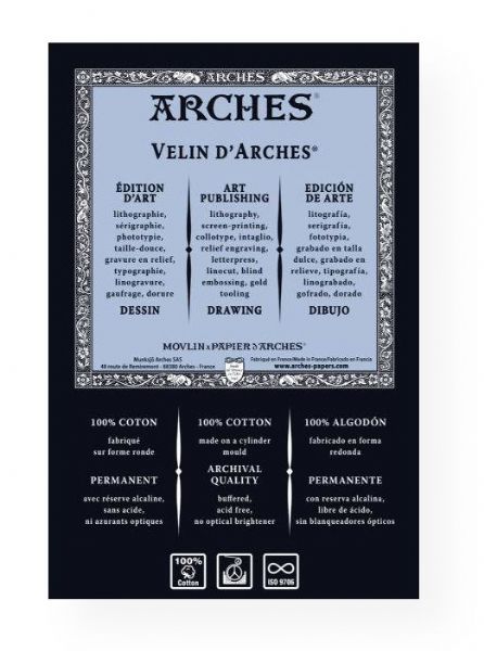 Arches 1795145 Cover Printmaking Sheet White 23