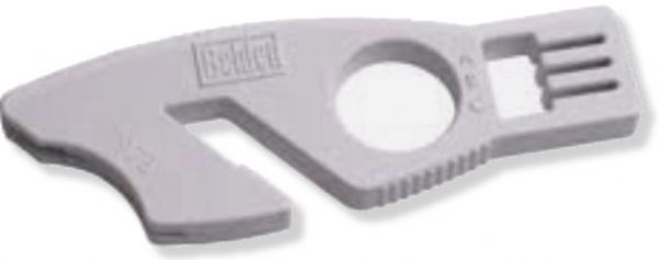 Belden 1797B 009 Bonded Pair Separator Tool, White Color; Ideal for use with Beldens DataTwist 350, MediaTwist, and DataTwist 600e Bonded-Pair cables; Help separate twisted pairs; It can be used to prepare any non-bonded pair cable for installation; Allows the installer to choose from the new 