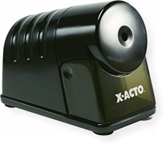 X-Acto 1799 PowerHouse Heavy Duty Commercial Grade Electric Pencil Sharpener Black; For hard to sharpen composite and recycled pencils, as well as standard size wood pencils; Quiet operation; Pencil saver prevents oversharpening; Heavy duty motor designed for durability; UPC 079946017991 (1799 POWERHOUSE-1799 SHARPENER-1799 X-ACTO-1799 XACTO-1799 XACTO-1799)