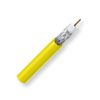 Belden 179DT 0041000, Model 179DT, 28.5 AWG, RG179, Ultra-miniature, Low Loss Serial Digital Coax Cable; Yellow Color; Riser-CMR Rated; Solid bare copper conductor; Foam HDPE core; Duofoil Tape and Tinned Copper braid; PVC jacket; UPC 612825357001 (BTX 179DT0041000 179DT 0041000 179DT-0041000 BELDEN) 