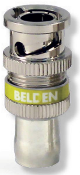 Belden 179DTBHDL 179 Digital Truck BNC with Locking Connector, Pack of 50, Yellow Color; 1-Piece Locking Type; Polished Nickel Finish; 75 Ohm Impedance; Weight 2.4 lbs; UPC N/A (BELDEN179DTBHDL BELDEN-179DTBHDL 179DT BHDL 179DT-BHDL)
