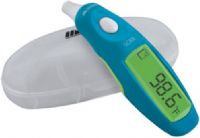 Mabis 18-607-000 Deluxe Instant Ear Thermometer, Fast one-second readings, One-touch operation, No probe covers required, Clinically accurate - 512 scans/sec., Large, easy-to-read display, FeverVueTM technology changes color for instant temperature identification (18-607-000 18607000 18607-000 18-607000 18 607 000) 