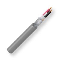 BELDEN1800FU90U1000, Model 1800F, 24 AWG, 1-Pair, Digital Audio Cable; Gray Color; CL2R-Rated; 24 AWG stranded Bare copper pair; Datalene insulation, fillers and Tinned copper braid; Drain wire; Riser Rated; Flexible PVC jacket; UPC 612825122890 (BELDEN1800FU90U1000 TRANSMISSION CONNECTIVITY WIRE SOUND) 