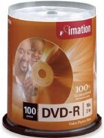 Imation 18059 Storage media - DVD-R, 4.7GB Storage Capacity, 16x Maximum Write Speed, 120mm Standard Form Factor, 100 Media Included, UPC 051122180590 (18-059 18 059) 