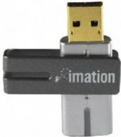 Imation 18068 Swivel Pro Flash Drive USB Flash Drive, Hi-Speed USB Interface Type, 2 GB Storage Capacity, 1 x Hi-Speed USB - 4 pin USB Type A Interfaces, Apple MacOS 9, Apple MacOS X, Linux 2.4 or later, Microsoft Windows 98SE/2000/ME/XP OS Required (18 068 18-068)