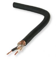 BELDEN1812AB591000, Model 1812A, 2-Conductor, 24 AWG, Microphone Cable; Black Color; 24 AWG stranded High-conductivity Bare Copper conductors; PVC insulation; Double bare copper spiral shield; PVC outer jacket; UPC 612825123347 (BELDEN1812AB591000 TRANSMISSION CONNECTIVITY SOUND WIRE) 