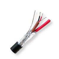 Belden 1814R 010500, Model 1814R, 22 AWG, 2-Pair, Audio Snake Cable; Riser-CMR Rated; Black Color; Stranded Tinned copper pairs; Polyolefin insulation; Individually shielded pairs with Beldfoil bonded to numbered/color-coded PVC jackets so both strip simulteaneously; PVC jacket; UPC 612825123422 (BTX 1814R010500 1814R 010500 1814R-010500 BELDEN) 