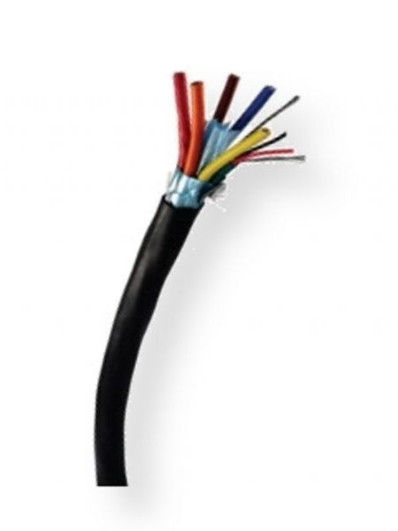 Belden 1817P 0101000 8-Pair 22AWG Individually Shielded Audio Snake Cable; Black; CMP Rated; Stranded Tinned copper conductors; Polyolefin insulation; UPC 612825123583 (BTX 1817P0101000 1817P 0101000 1817P-0101000)