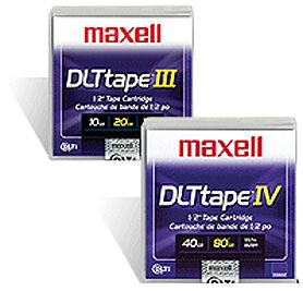 Maxell 183570 DLT Tape Cartridges, Storage Media, Capacities Up to 80GB with Data Compression, Data Transfer Rates up to 12.0MB/sec, Patented Ceramic Coated Metal Particle Tape, Rated at 500000 to 1000000 Tape Passes, Factory Security Seal, Sophisticated Error Detection and Correction, Clear Plastic Case for Easy Barcode Scanning, UPC 025215909412 (183 570 183-570)