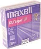 Maxell 183670 DLT-III, 10/20GB Media, 1200 ft Storage Tape Length, DLT - DLT 2000 Tape Technology, 500000 Tape Passes Durability,  4.38" x 4.5" x 1.25" Dimensions, 1 Packaged Quantity, Retail Package Type, 10GB (Native)/20GB -Compressed- Storage Capacity, Media Coating, 0.5 "Tape Width, Data Transfer Rates up to 12MB/Second (183670 MAX183670 MAX 183670  MAX-183670) 