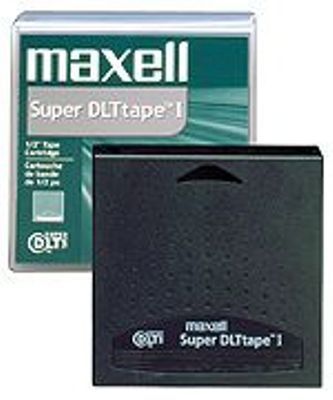 Maxell 183700 Super DLTtape 1 Data Cartridge, 160GB Native Capacity, 320GB Compressed Capacity, 559m Length, Transfer rate of greater than 10 MB/second, 30 year archival life, Compatibility SDLT 110/220GB Tape Drive, UPC Code 025215909443 (183-700 183 700 Maxell-183700 MAXELL183700)