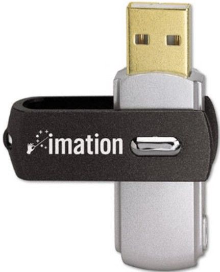 Imation 18385 USB 2.0 Flash Drive, 4 GB Storage Capacity, Hi-Speed USB Interface Type, 1 x Hi-Speed USB - 4 pin USB Type A Interfaces, Plug and Play Compliant Standards, Apple MacOS 9.0 or later, Linux 2.4 or later, Microsoft Windows 98SE/2000/ME/XP, Microsoft Windows CE 3.0 or later OS Required, UPC 051122183850 (18 385 18-385)