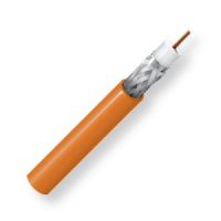BELDEN1855P0031000, Model 1855P, RG59, 23 AWG, Sub-miniature, Low Loss Serial Digital Coax Cable; Orange Color; Plenum CMP-Rated; 23 AWG solid bare copper conductor; Foam FEP core; Duofoil Tape and Tinned copper braid shield; Flamarrest jacket; UPC 612825124726 (BELDEN1855P0031000  TRANSMISSION CONNECTIVITY WIRE ELECTRICITY) 