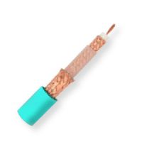 Belden 1857A 0061000, Model 1857A, 22 AWG, RG59 Video Triax Cable; Light Blue; Stranded 0.031-Inch ;Bare copper conductor; Foam polyethylene insulation; Bare copper braid shields; Belflex jacket; Indoor or for outdoor field deployable use; UPC 612825356660 (BTX 1857A0061000 1857A 0061000 1857A-0061000) 