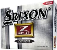 Cleveland 186101 Srixon Z-STAR XV Golf Ball (12-pack), White, Dual core construction for ideal trajectory and spin off the tee with faster swing speeds optimizing total distance, 344 Speed dimple design balances dimple surface coverage making this ball virtually unyielding into the wind, UPC 653427055698 (18-6101 186-101 1861-01) 