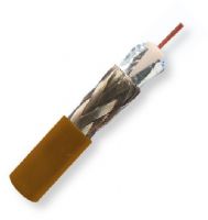 Belden 1865A 0011000, Model 1865A, 25 AWG, Sub-miniature, Serial Digital Coax Cable; Brown Color; Riser-CMR Rated, Stranded 0.021-Inch bare copper conductor; Gas-injected foam HDPE insulation; Duofoil Tape and Tinned copper Braid shield; PVC jacket; UPC 612825356790 (BTX 1865A0011000 1865A 0011000 1865A-0011000 BELDEN) 