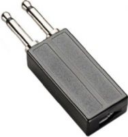 Plantronics 18709-01 Plug Amplifier Adapter, Spare, Allows you to use modular headsets (and wireless systems) with a plug prong phone, Modular to Dual Plug Prong (PJ327), UPC 017229002876 (1870901 18709 01 1870-901 187-0901) 