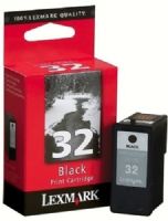 Lexmark 18C0032 Model 32 Black Print Cartridge, New Genuine Original OEM Lexmark, For use with X5270, P6250, P4350, X8350, P6350, X3330, X7350, X5470, X3350, X5250, X7170, Z816, P315, P915, P6250, Z816, P4350, P6350, P450, X3350 Printers, Yield (up to) 200 (18C-0032 18-C0032 18C0032) 
