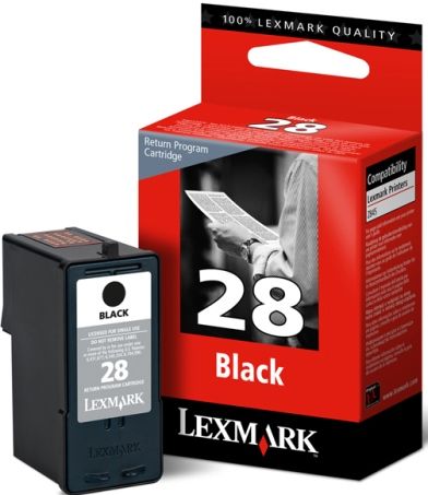 Lexmark 18C1428 Black Standard Yield Return Program #28 Print Cartridge For use with Lexmark X2550, X2500, X2530, X5070, X5320, X5495, X5075, X5340, X5410, Z845, Z1320, Z1300 and Z1310 Printers; Up to 175 Standard Pages in accordance with ISO/IEC 24711, New Genuine Original Lexmark OEM Brand, UPC 734646960526 (18C-1428 18C 1428 18-C1428)