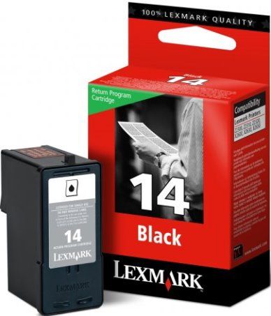 Lexmark 18C2090 Black Return Program #14 Inkjet Ink/Print Cartridge, Works with Lexmark X2650, X2600, X2670, Z2320 and Z2300 Printers, Estimated Yield 175 Standard Pages in accordance with ISO/IEC 24711, New Genuine Original OEM Lexmark Brand, UPC 734646964562 (18C-2090 18C 2090)