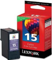 Lexmark 18C2110 Color #15 Return Program Print Cartridge For use with Lexmark X2650, X2600, X2670, Z2320 and Z2300 Printers, Up to 150 Standard Pages in accordance with ISO/IEC 24711, New Genuine Original Lexmark OEM Brand, UPC 734646964623 (18C-2110 18C 2110 18-C2110) 