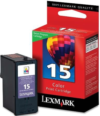 Lexmark 18C2110 Color #15 Return Program Print Cartridge For use with Lexmark X2650, X2600, X2670, Z2320 and Z2300 Printers, Up to 150 Standard Pages in accordance with ISO/IEC 24711, New Genuine Original Lexmark OEM Brand, UPC 734646964623 (18C-2110 18C 2110 18-C2110)