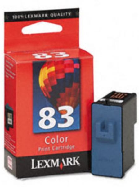 Lexmark 18L0042 Model 83 Tri-Color Ink Cartridge Fits with Printer Models Z55 and Z65, Duty cycle Up to 450 pages, Industry leading 3 pl color drop size for perfect photos and graphics, Two in-line nozzles provide reliable coverage every time, Large print swath provides superior print speed performance, New Genuine Original OEM Lexmark Brand, UPC 734646476140 (18-L0042 18L00-42 18L-0042 LEX18L0042)