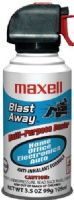 Maxell 190027 Model CA-5 Blast Away 3.5 oz. Canned Air, Multi purpose duster, Non-flammable, compressed gas; Contains a bitterant to help discourage inhalant abuse, Removes dust and dirt off all surfaces, Size 2.06" Dia. X 6.25" H, Weight .37 lbs., UPC 025215193002 (190-027 190 027 CA5 CA 5) 