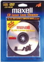 Maxell 190048 CD Lens Cleaner, Cleans & Demagnetizes with Maxell's Patented Thunderon Brush System, Restores CD Player & CD-ROM Drive Performance, Removes Dust and Debris from Laser Lens, Automatic Cleaning System with Instructions on Disk, UPC 025215190049 (19-0048 19 0048) 
