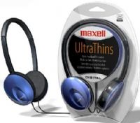 Maxell 190247 Utpu Ultra-Thin Headphones, Purple, Compact with a slim metallic headband and can pivot or lie flat, Soft ear pads rest gently on ear, Earpieces can pivot, Headphones can lie flat, 30mm Neodynamic driver, UPC 025215193071 (19-0247 190-247 1902-47)  